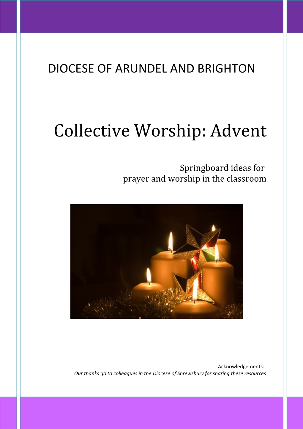 Collective Worship: Advent