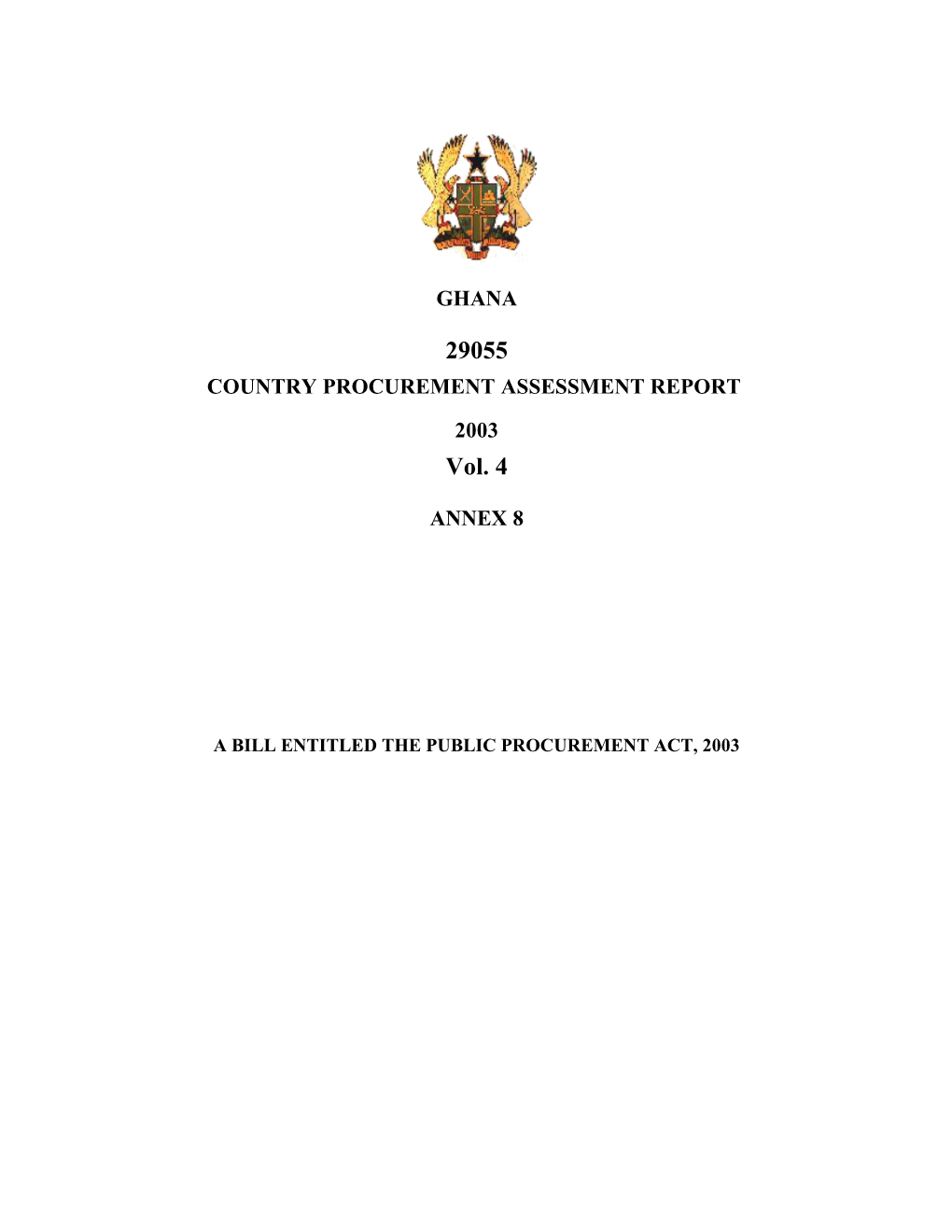 Country Procurement Assessment Report s1