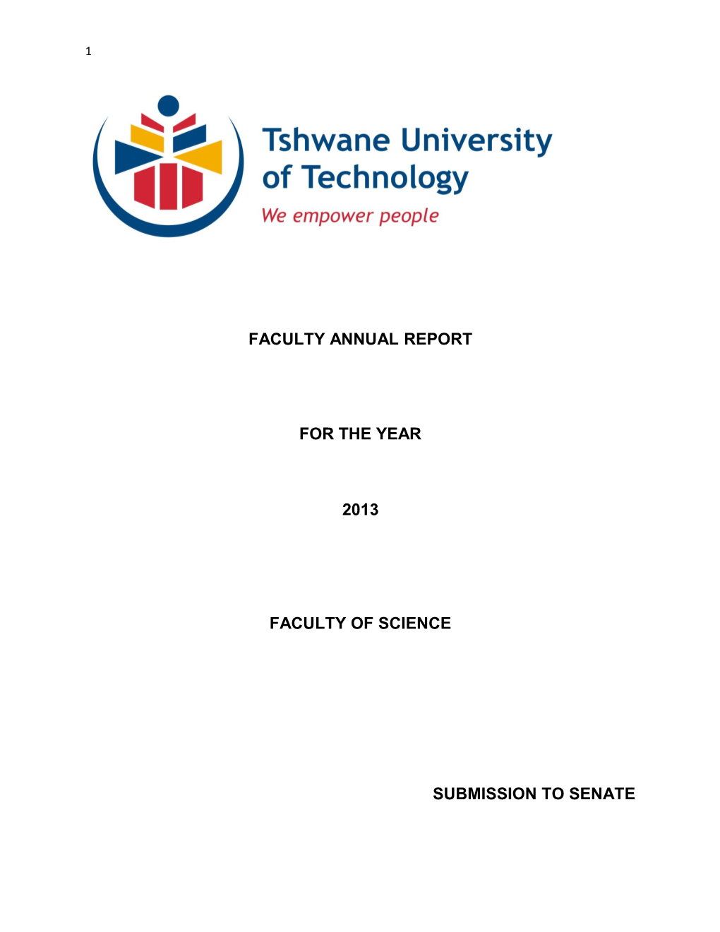 Faculty Annual Report