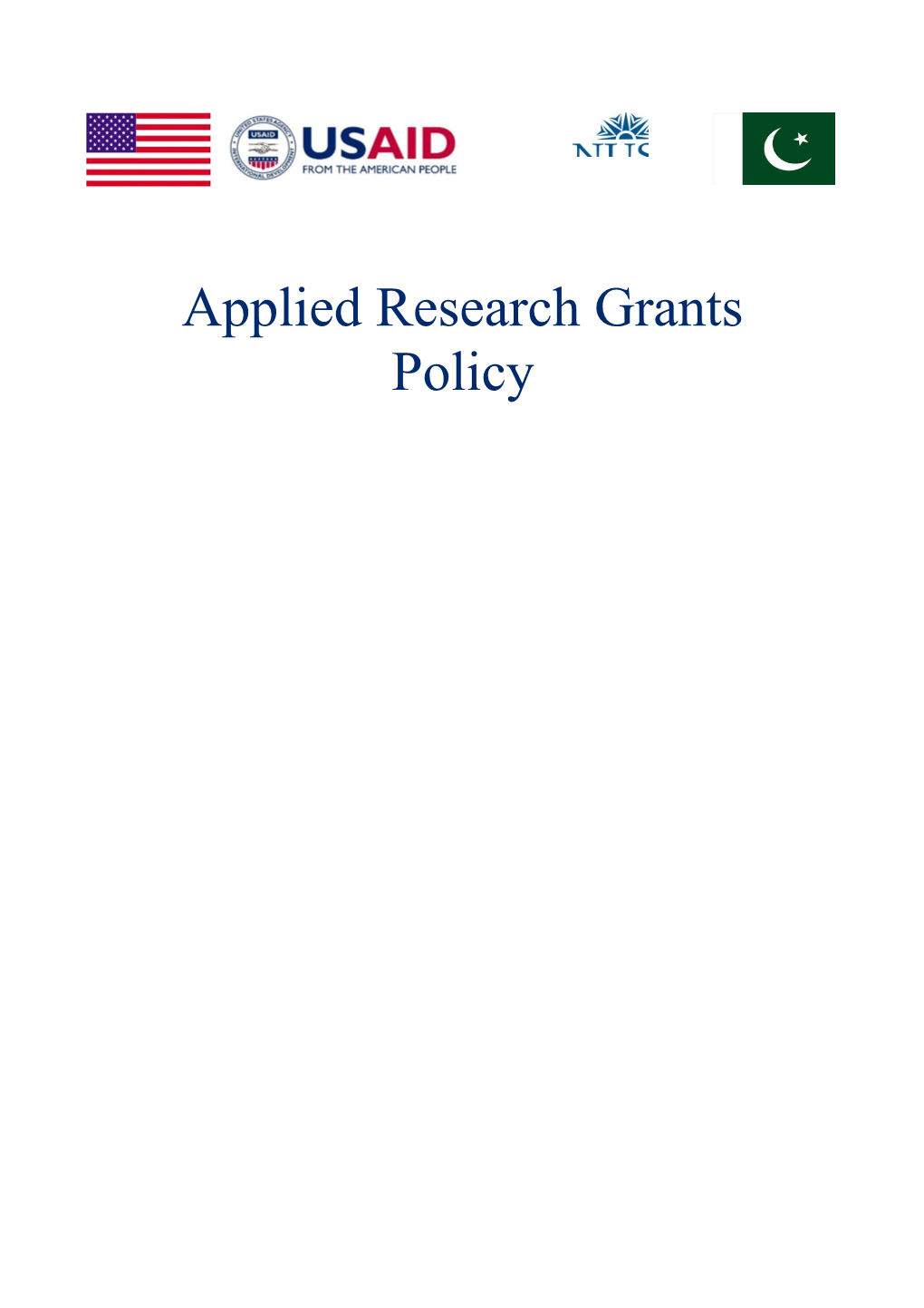 Applied Research Grant Policy
