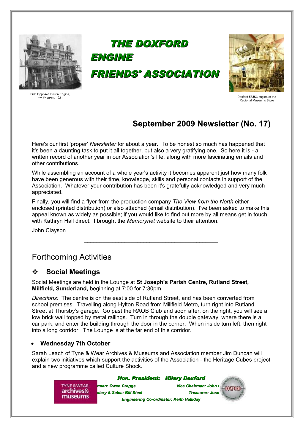 The Doxford Engine Friends Association