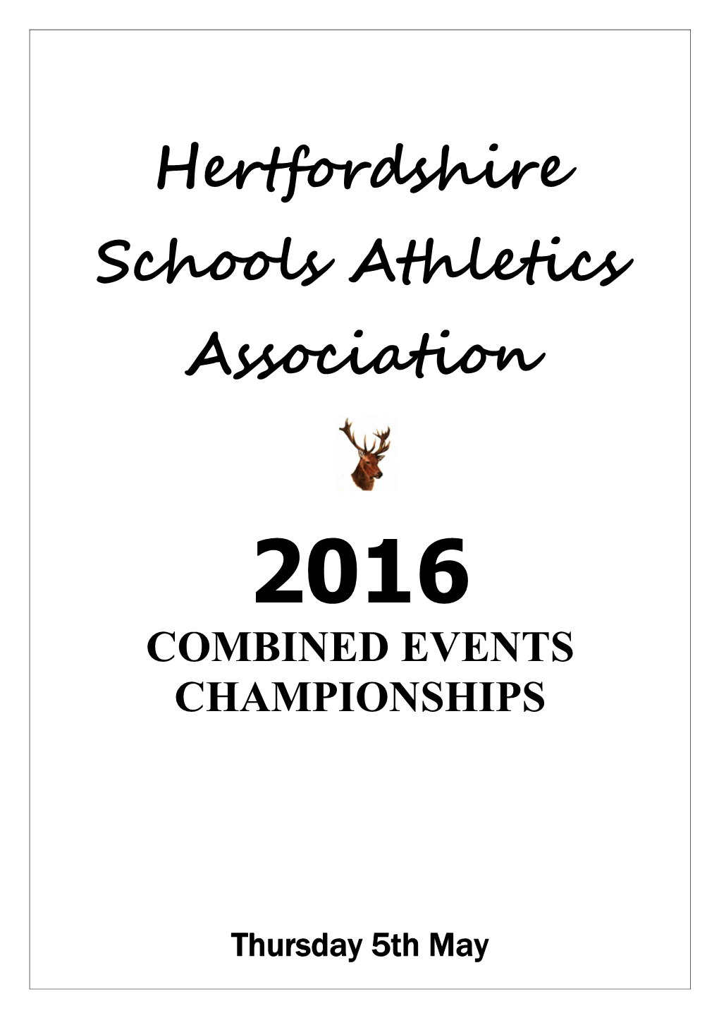 Hertfordshire Schools Athletics Association