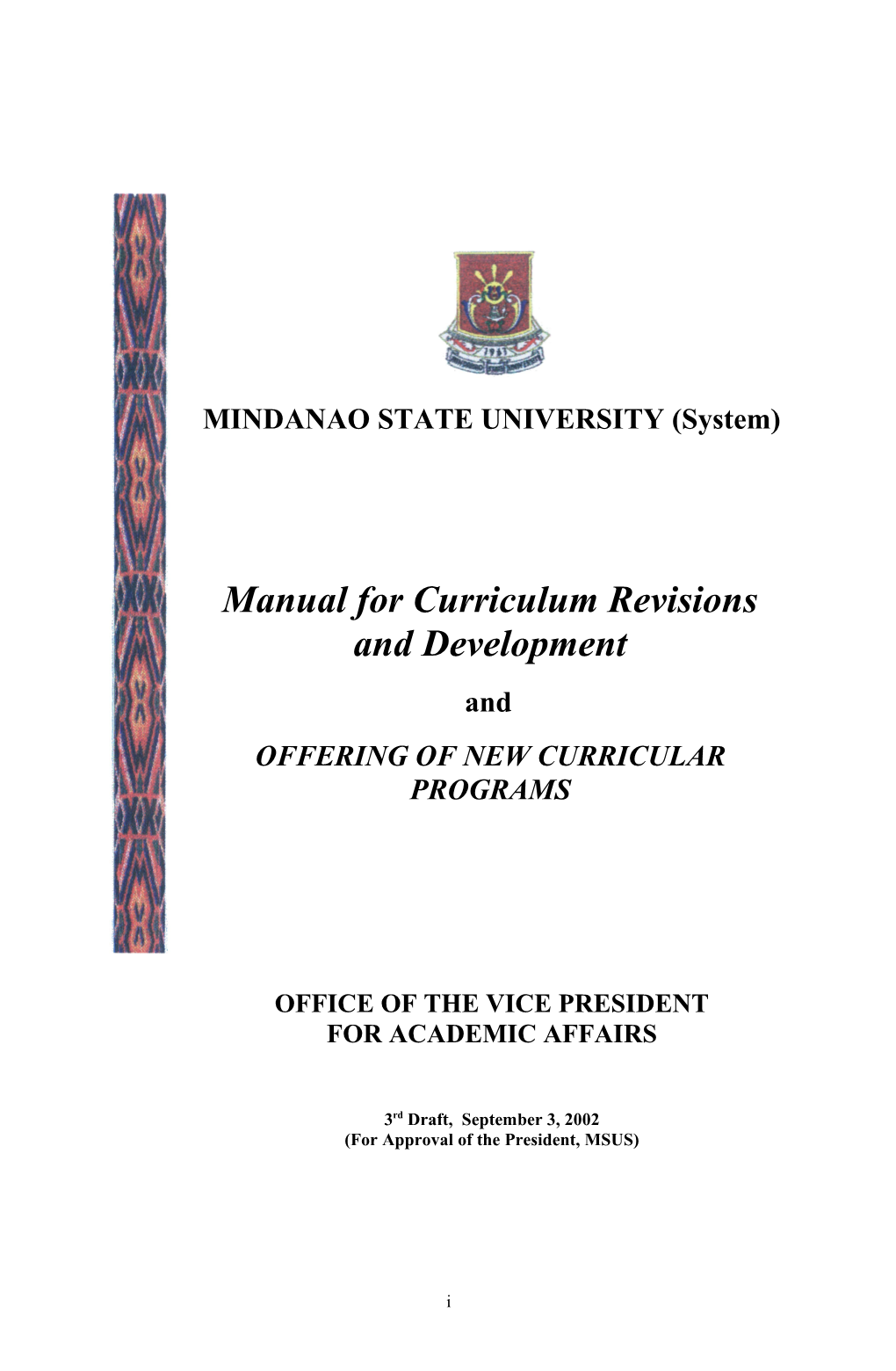 MINDANAO STATE UNIVERSITY (System)
