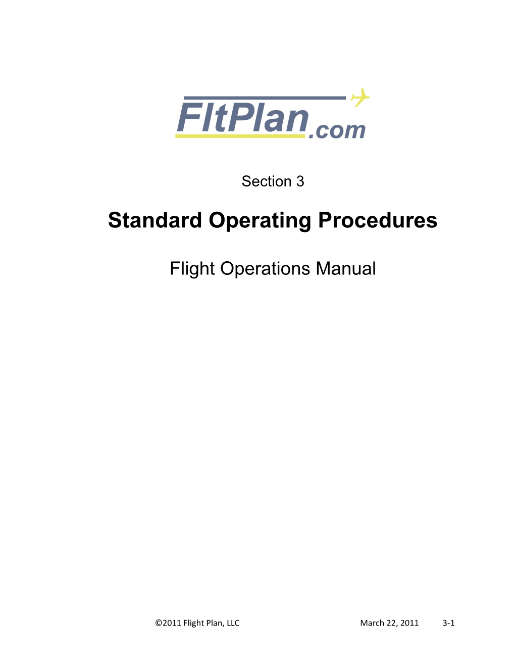 Standard Operating Procedures s3