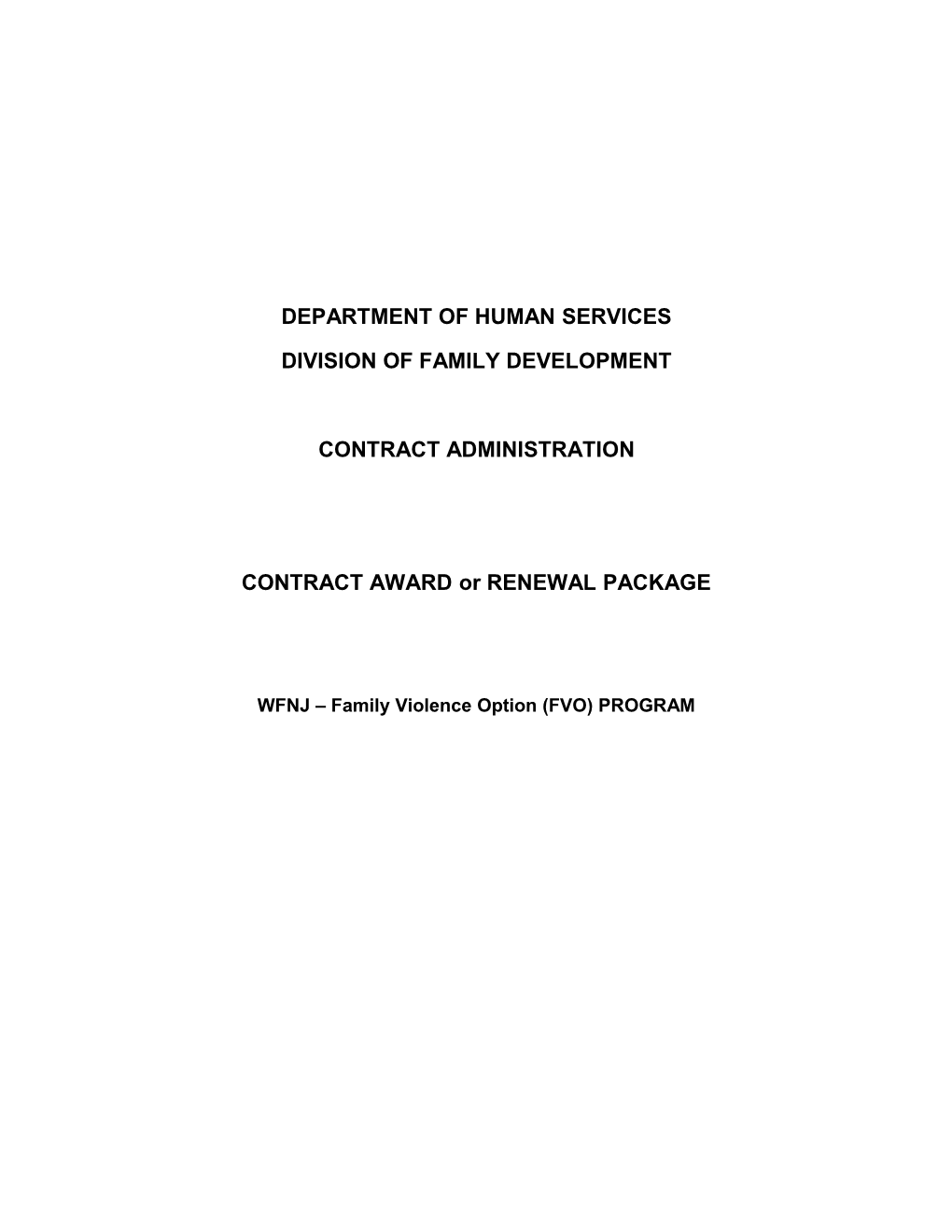 Department of Human Services s13