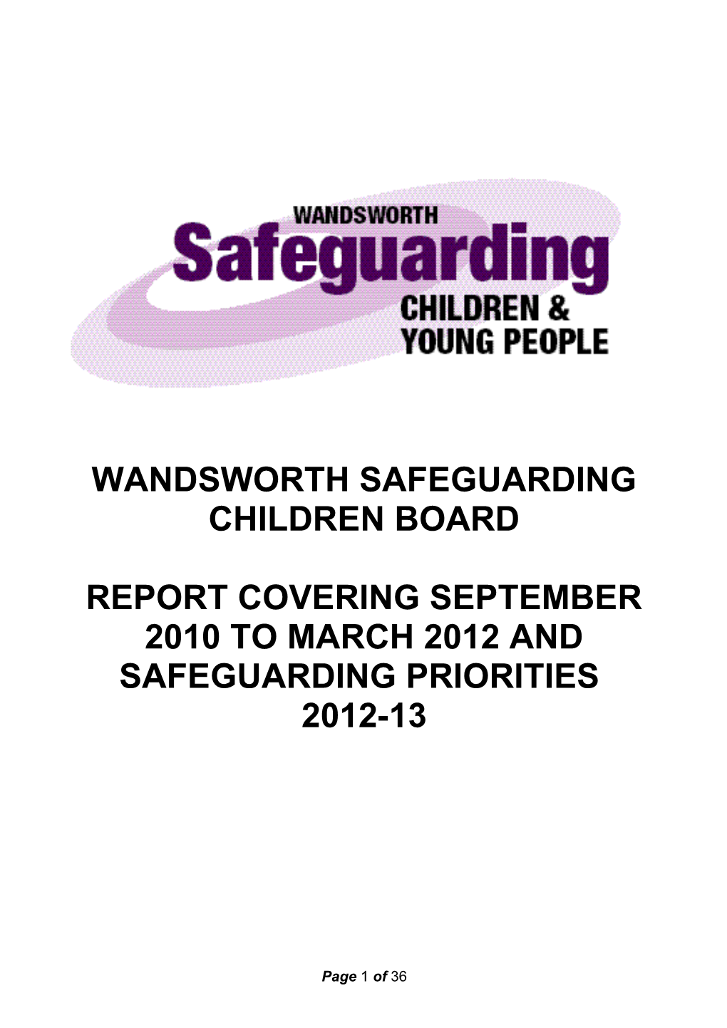 Wandsworth Safeguarding Children Board