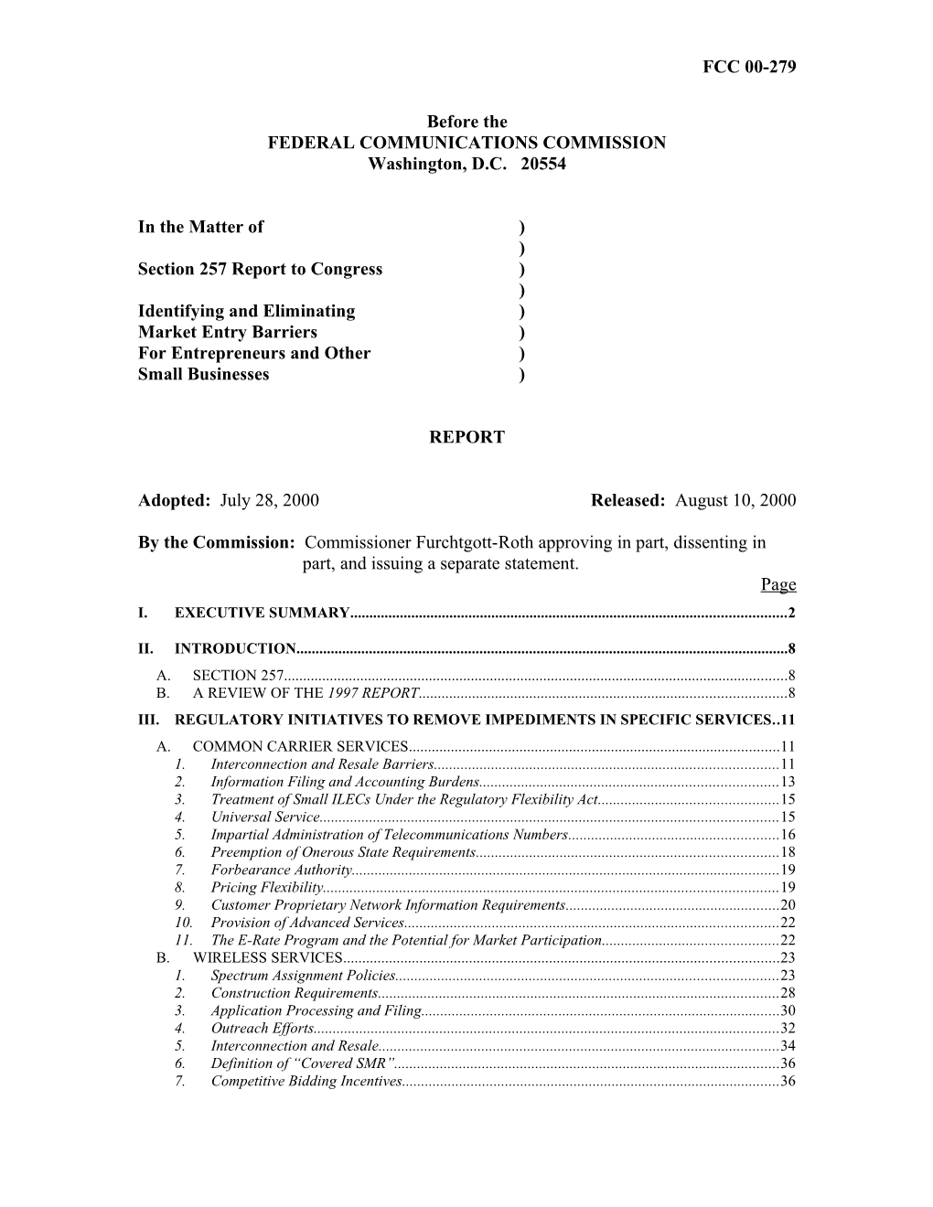 Federal Communications Commission s21