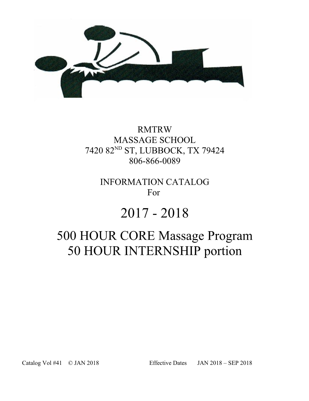 500 HOUR CORE Massage Program