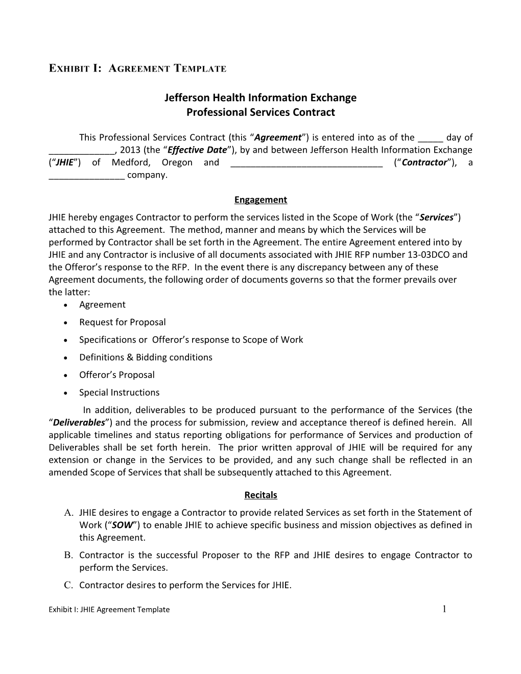 Jefferson Health Information Exchange