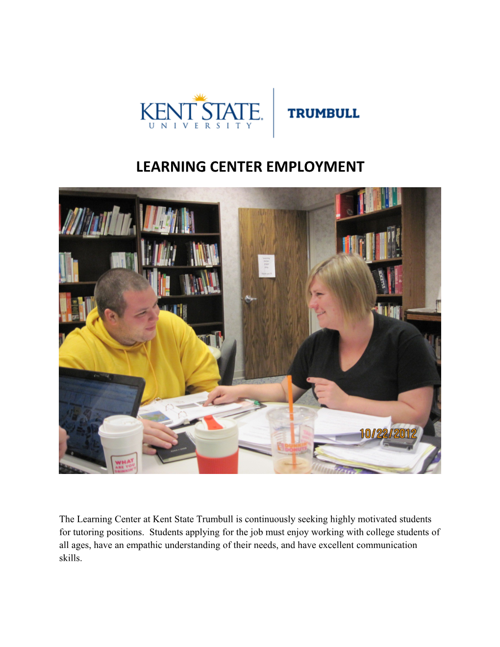 Learning Center Employment