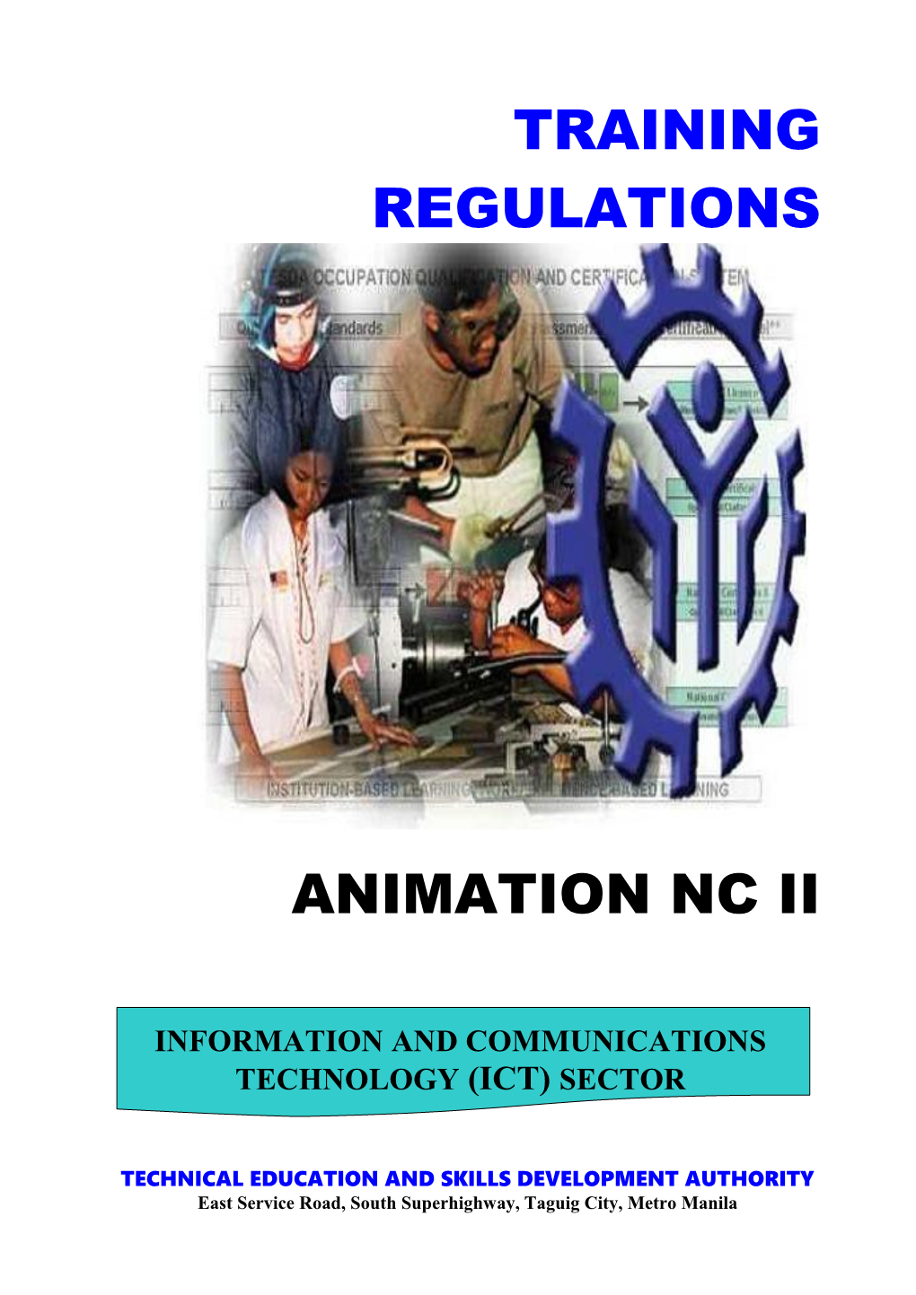 TR - ICT (2D ANIMATION NC III) Amended July 2007
