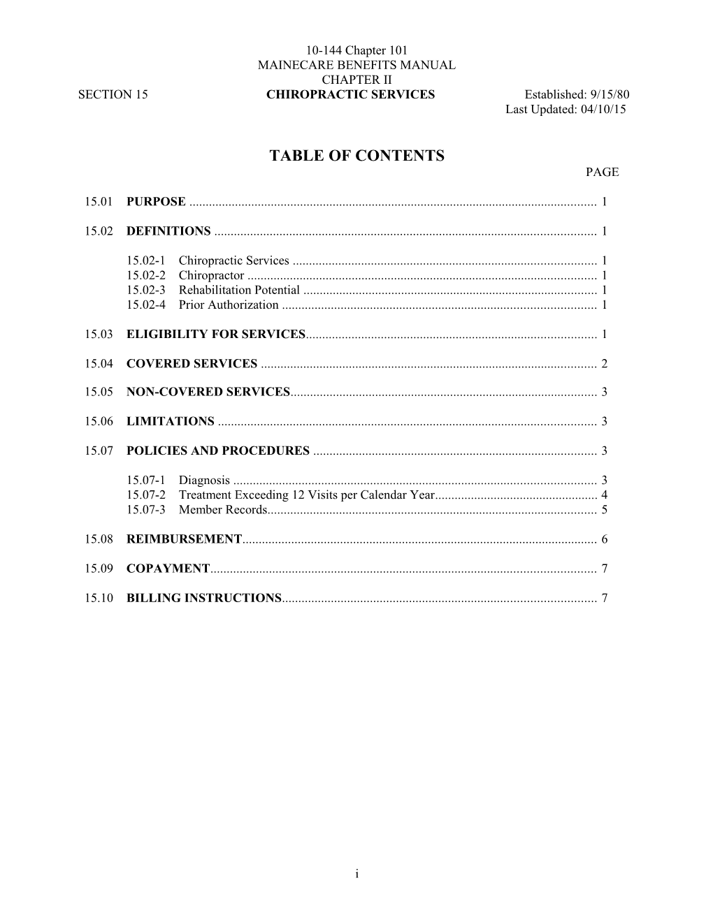 Table of Contents s204