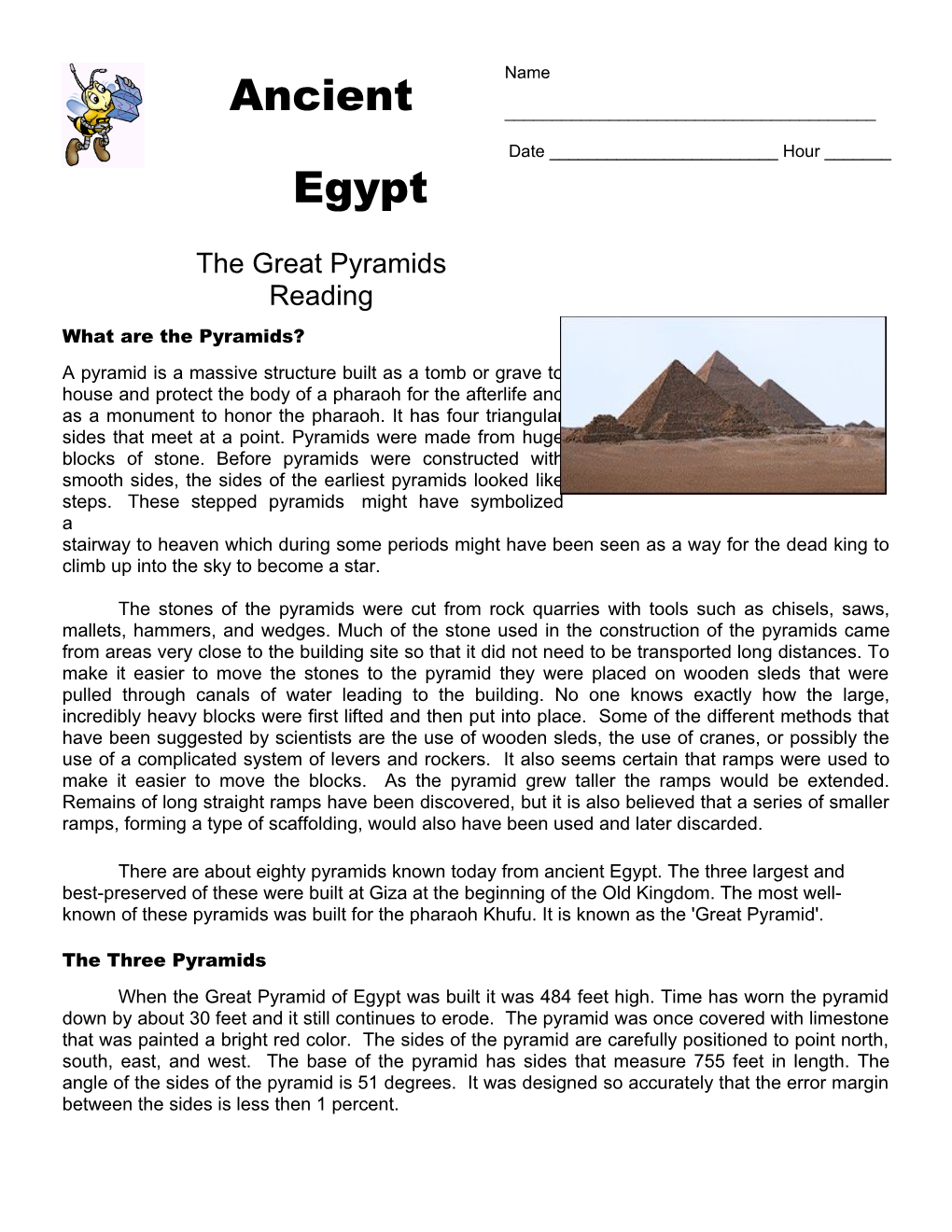 Why Were the Pyramids Built s1