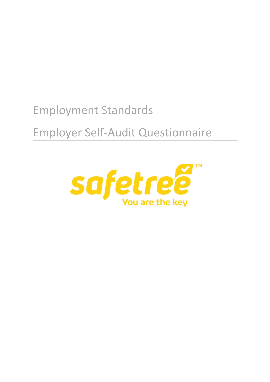 Employer Self-Audit Questionnaire