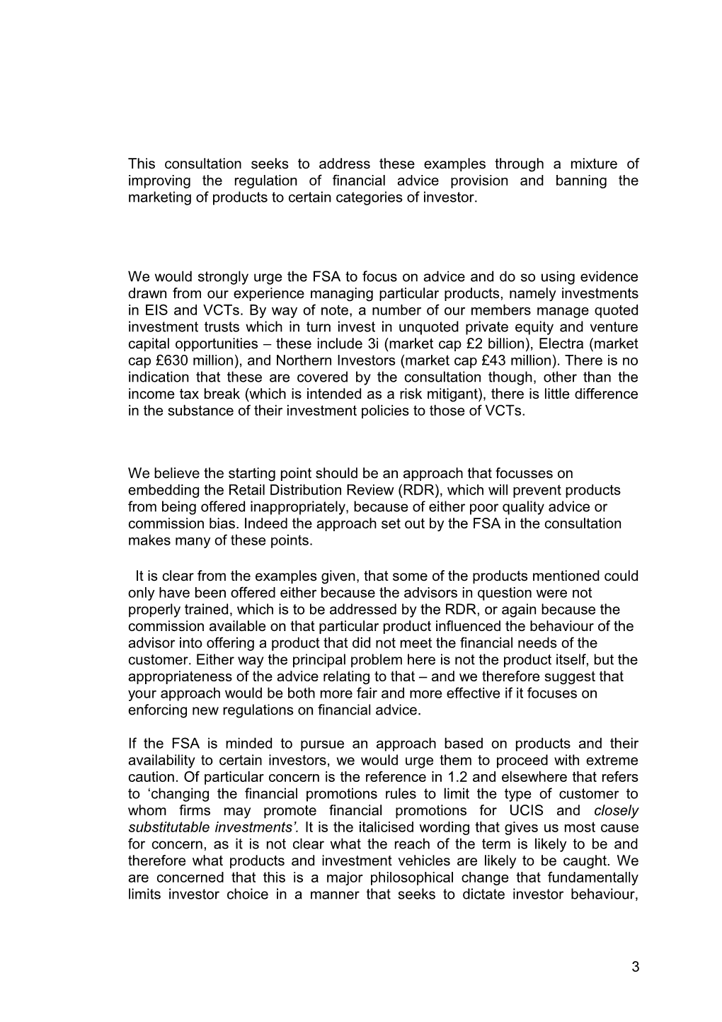 BVCA Response to FSA Consultation CP12/19
