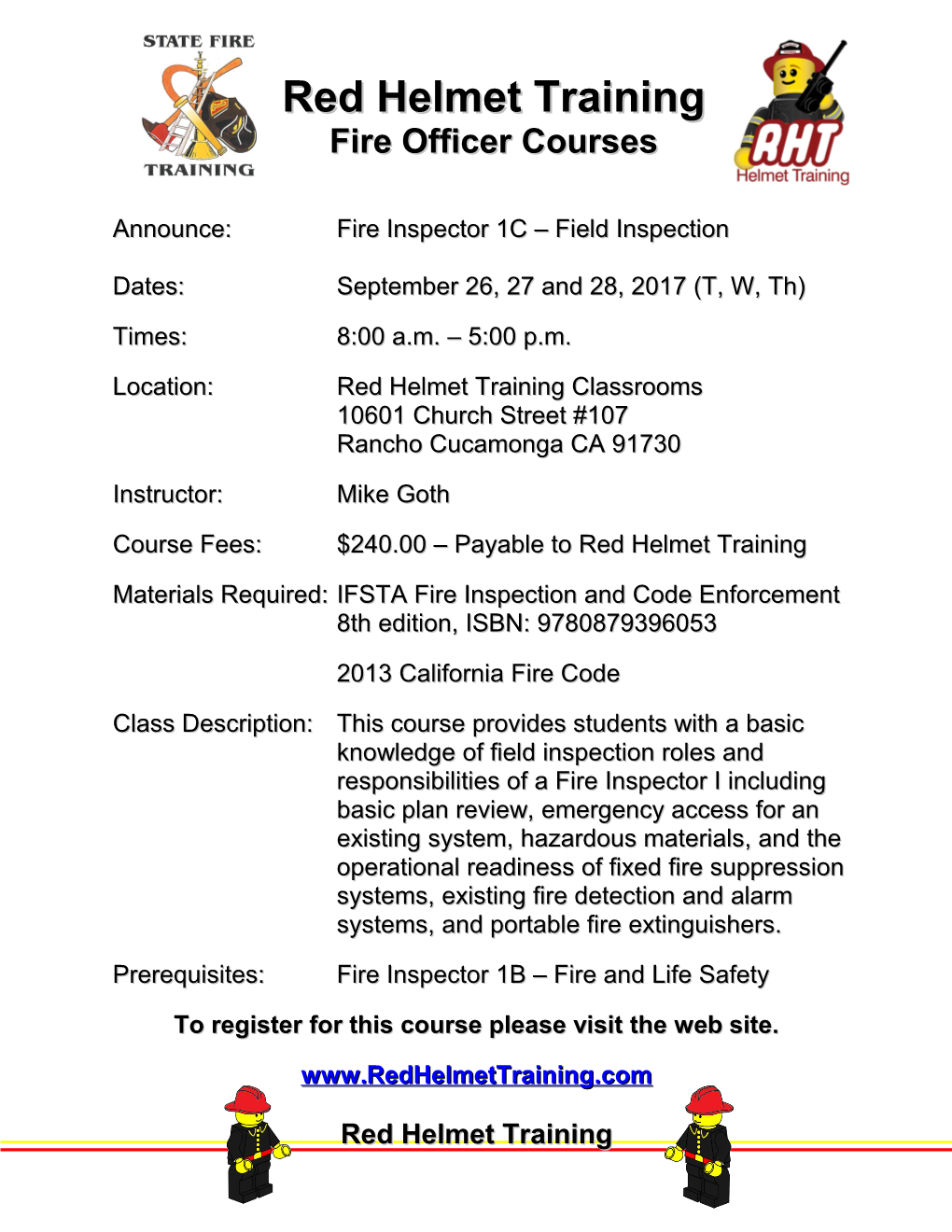 Fire Officer Courses s1