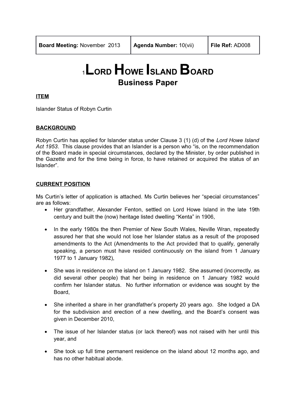 Lord Howe Island Board s3