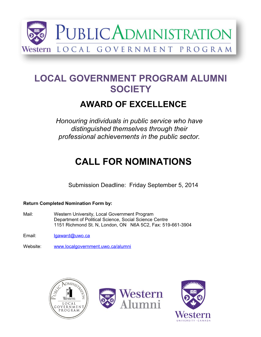 Local Government Program Alumni Society