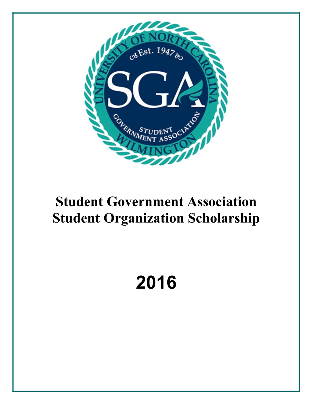 Student Organization Scholarship