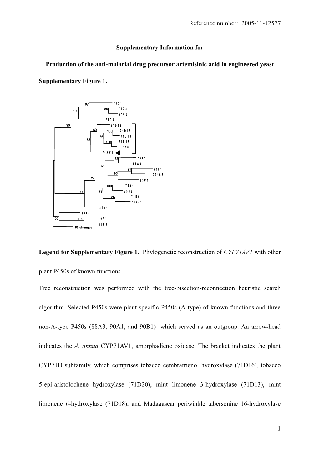 Supplementary Information For