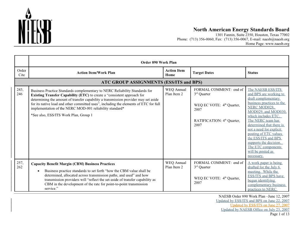 Order 890 Work Plan s1