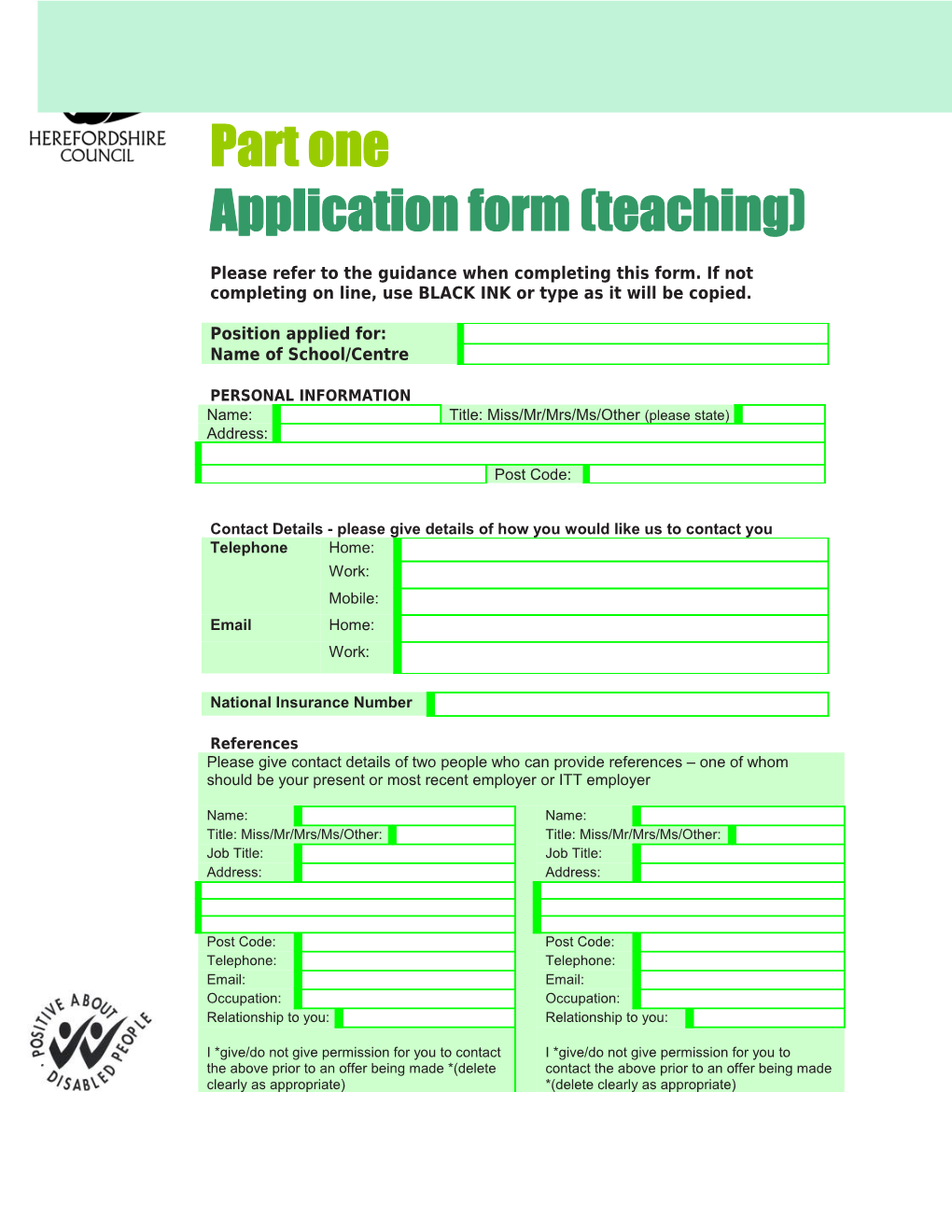 Application Form (Teaching) s1