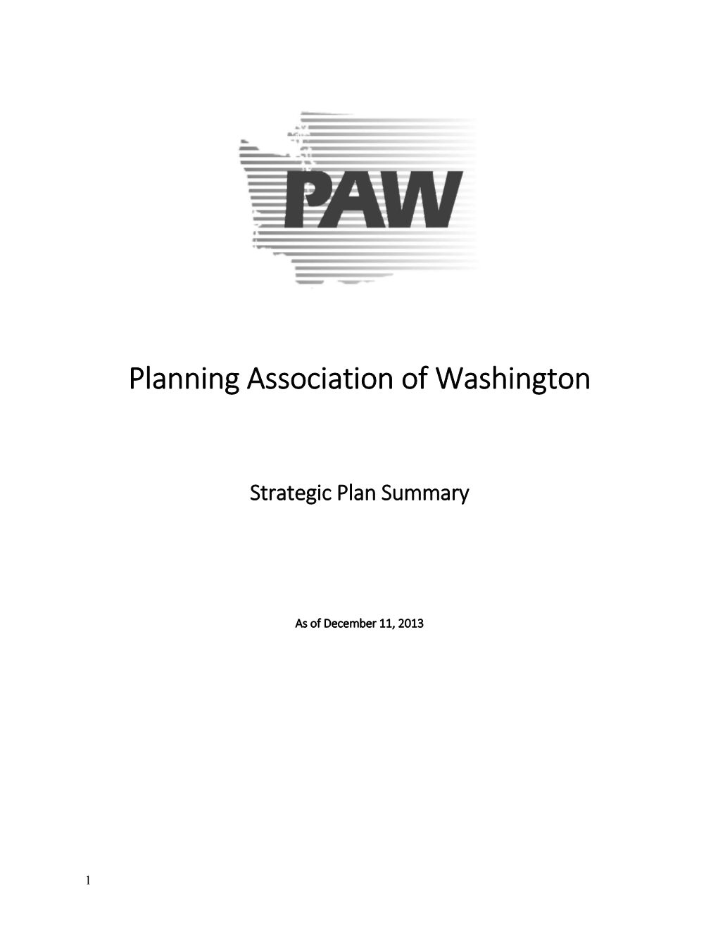 Planning Association of Washington
