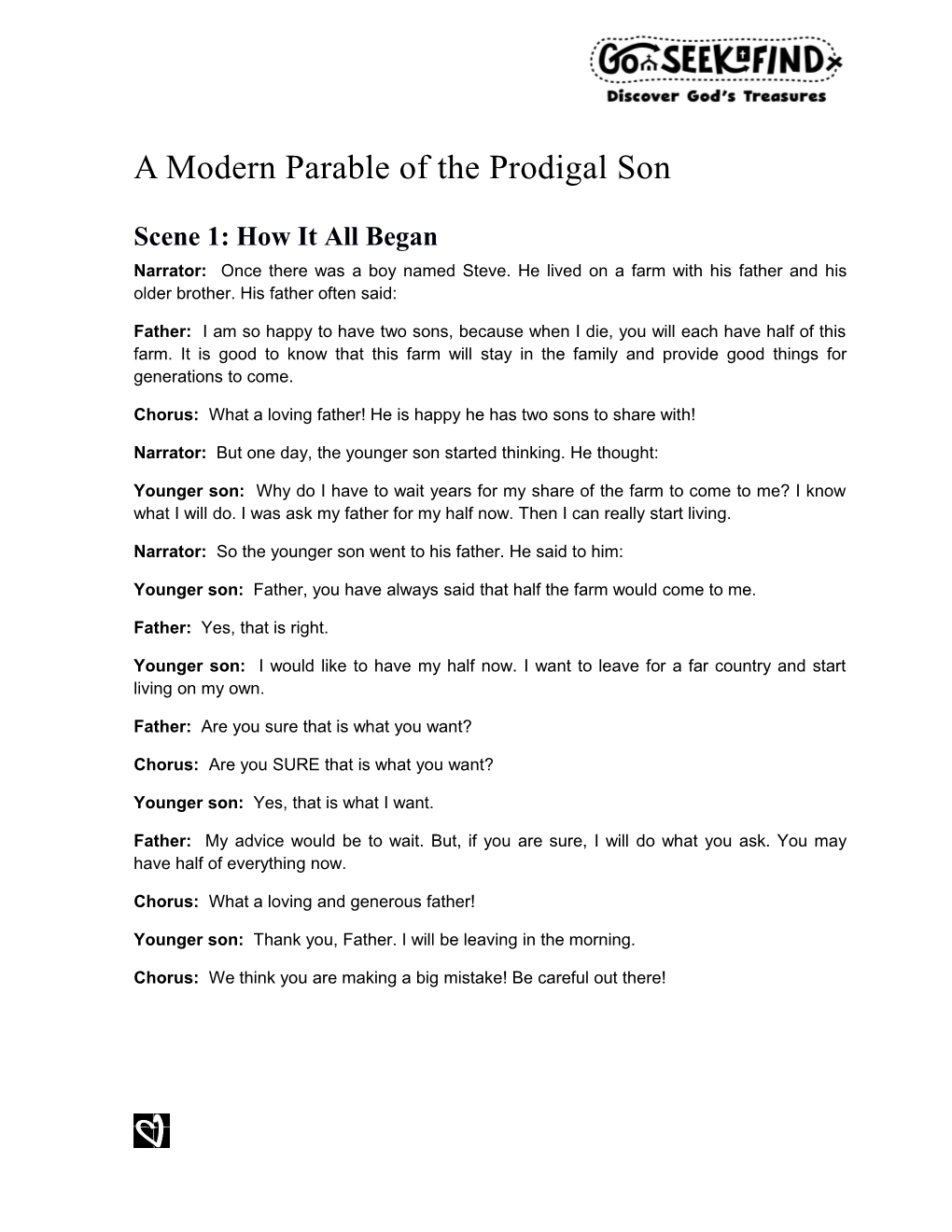 A Modern Parable of the Prodigal Son