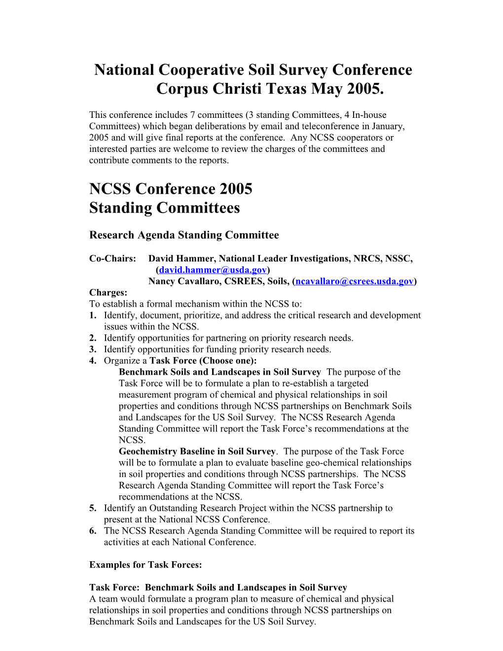 NCSS Conference 2005 DRAFT 11/04