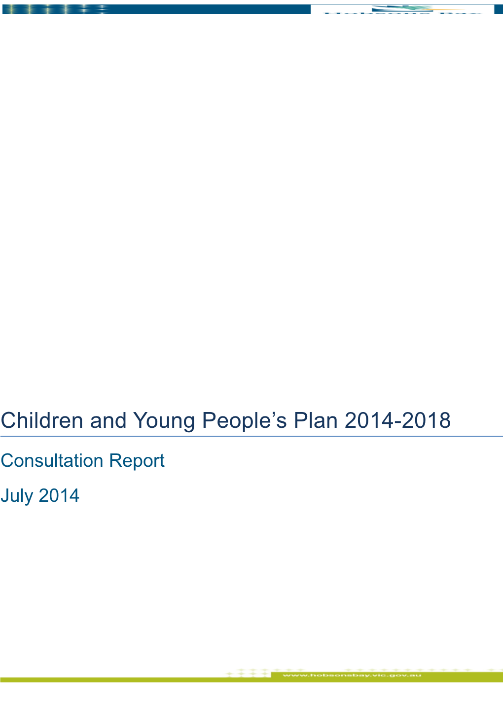 Children and Young People S Plan 2014-2018