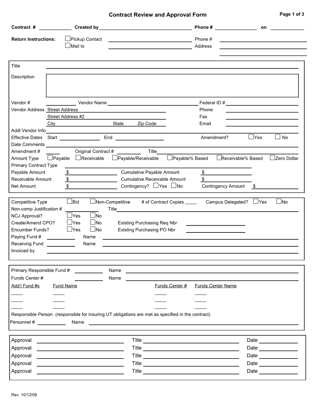 Contract Processing System