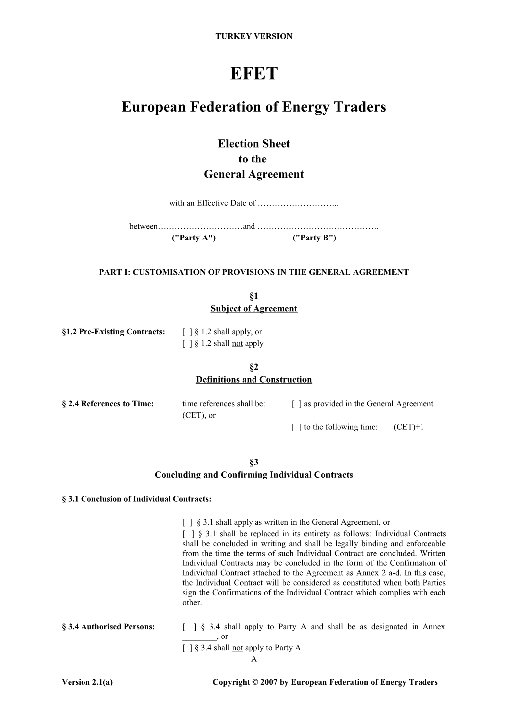 European Federation of Energy Traders