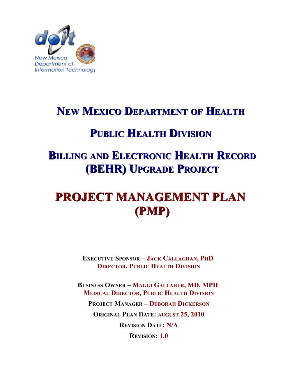 New Mexico Department of Health s1