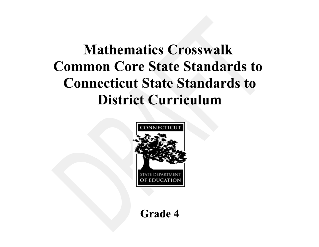 Common Core State Standards To