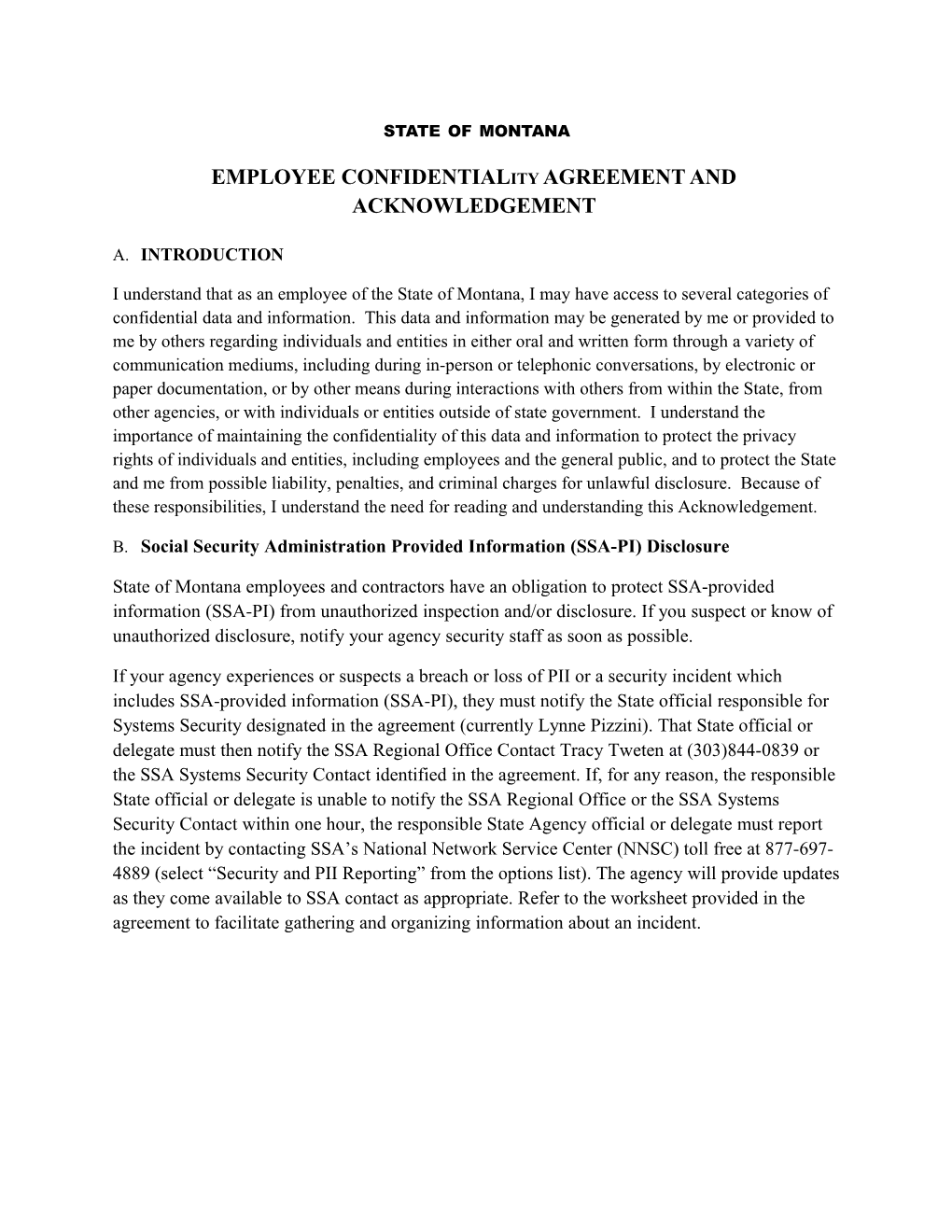 EMPLOYEE Confidentiality AGREEMENT AND