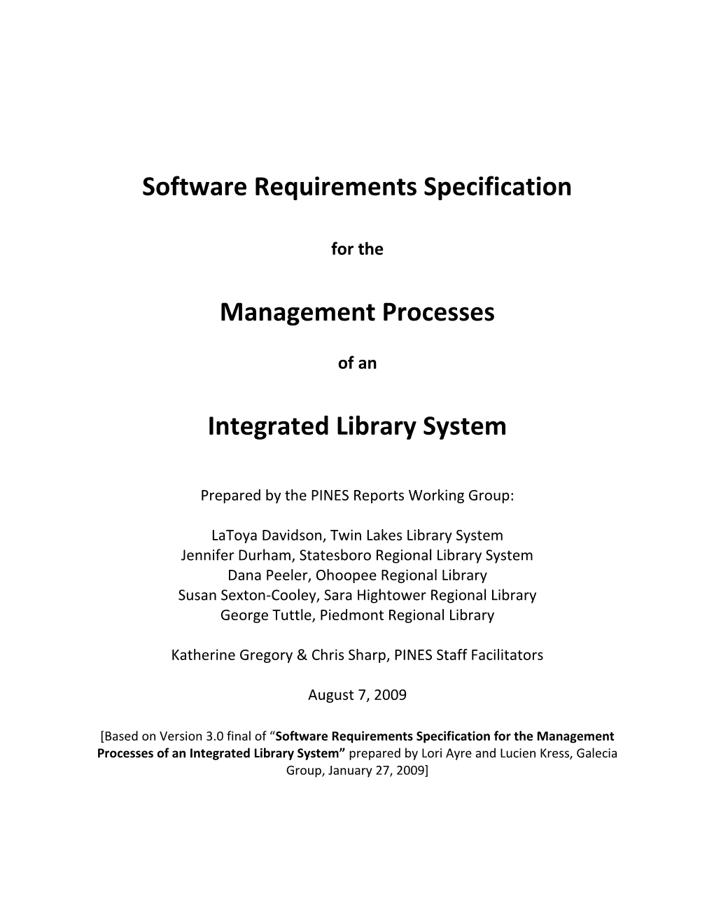 Software Requirements Specification s6