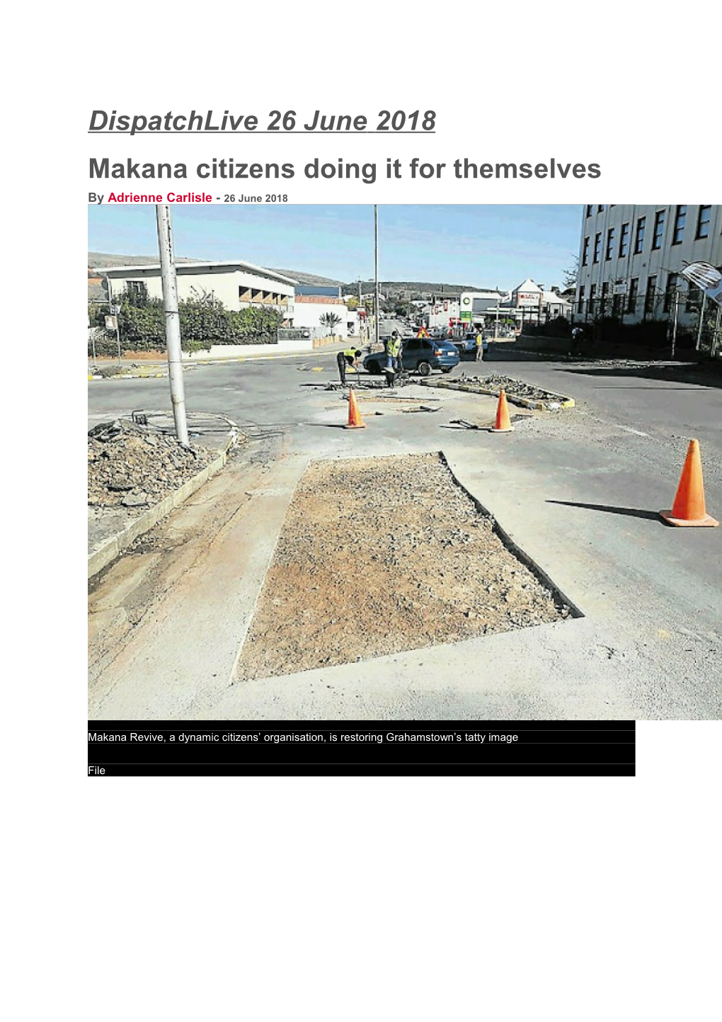 Makana Citizens Doing It for Themselves