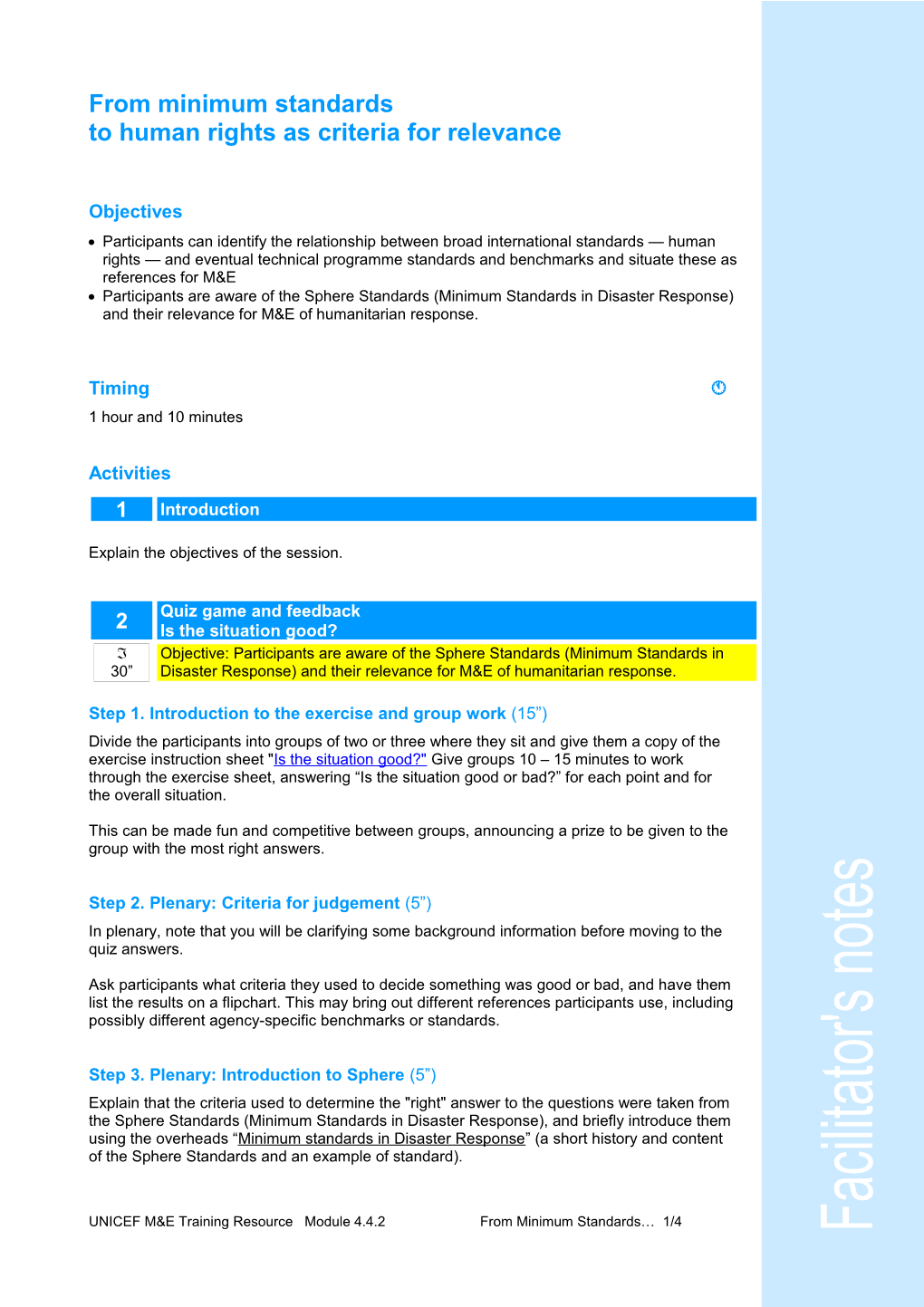 Assessment, Monitoring, Evaluation s3