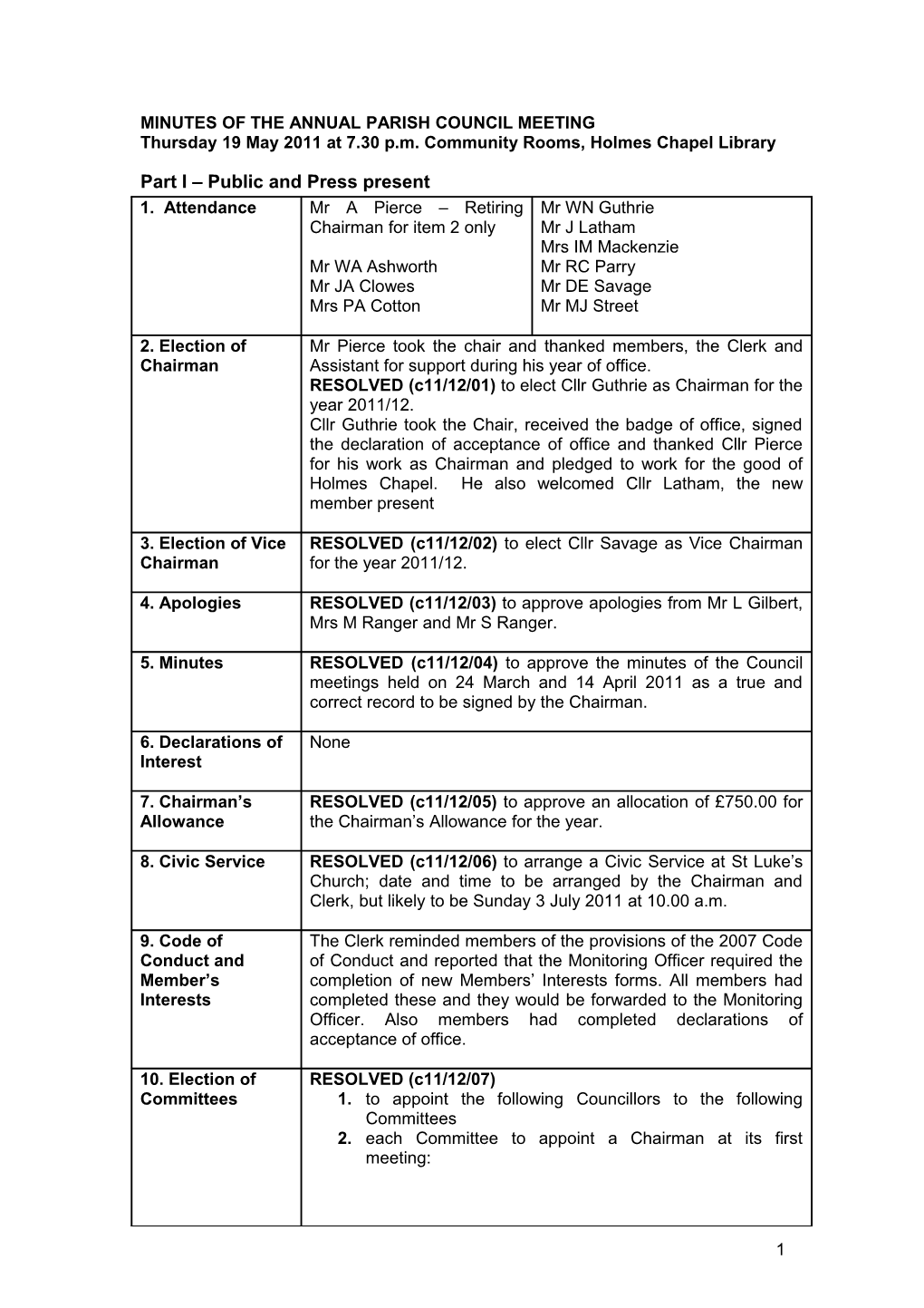 Holmes Chapel Parish Council s3