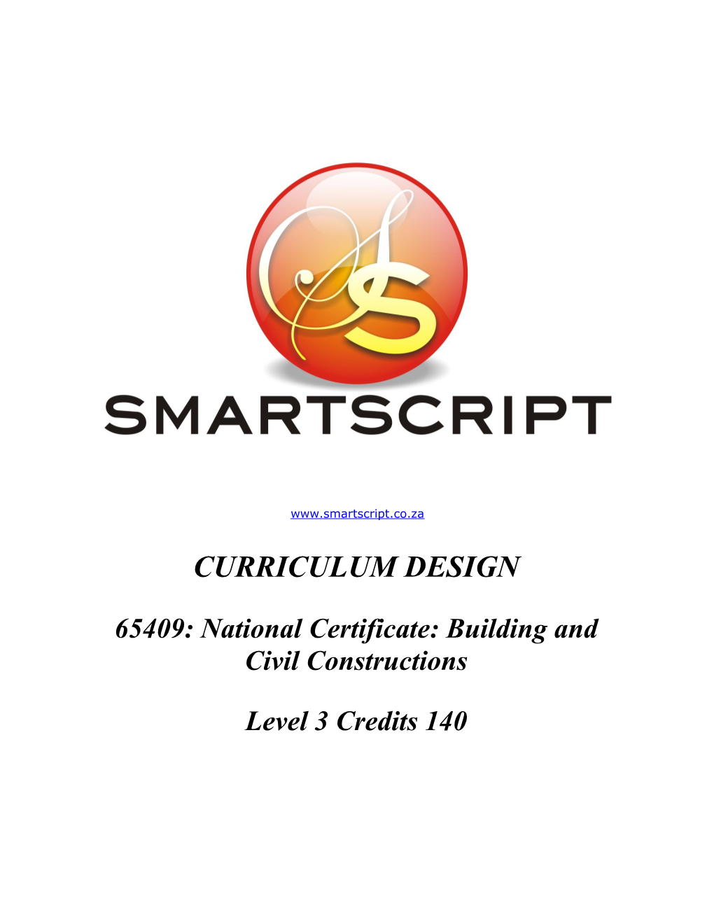 65409: National Certificate: Building and Civil Constructions
