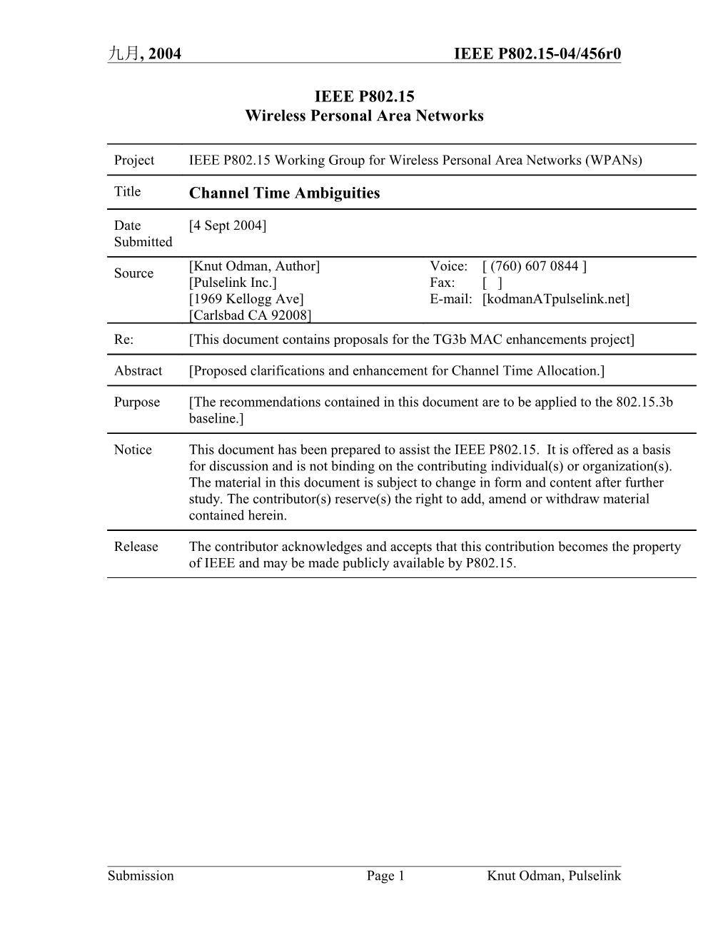 Wireless Personal Area Networks s45