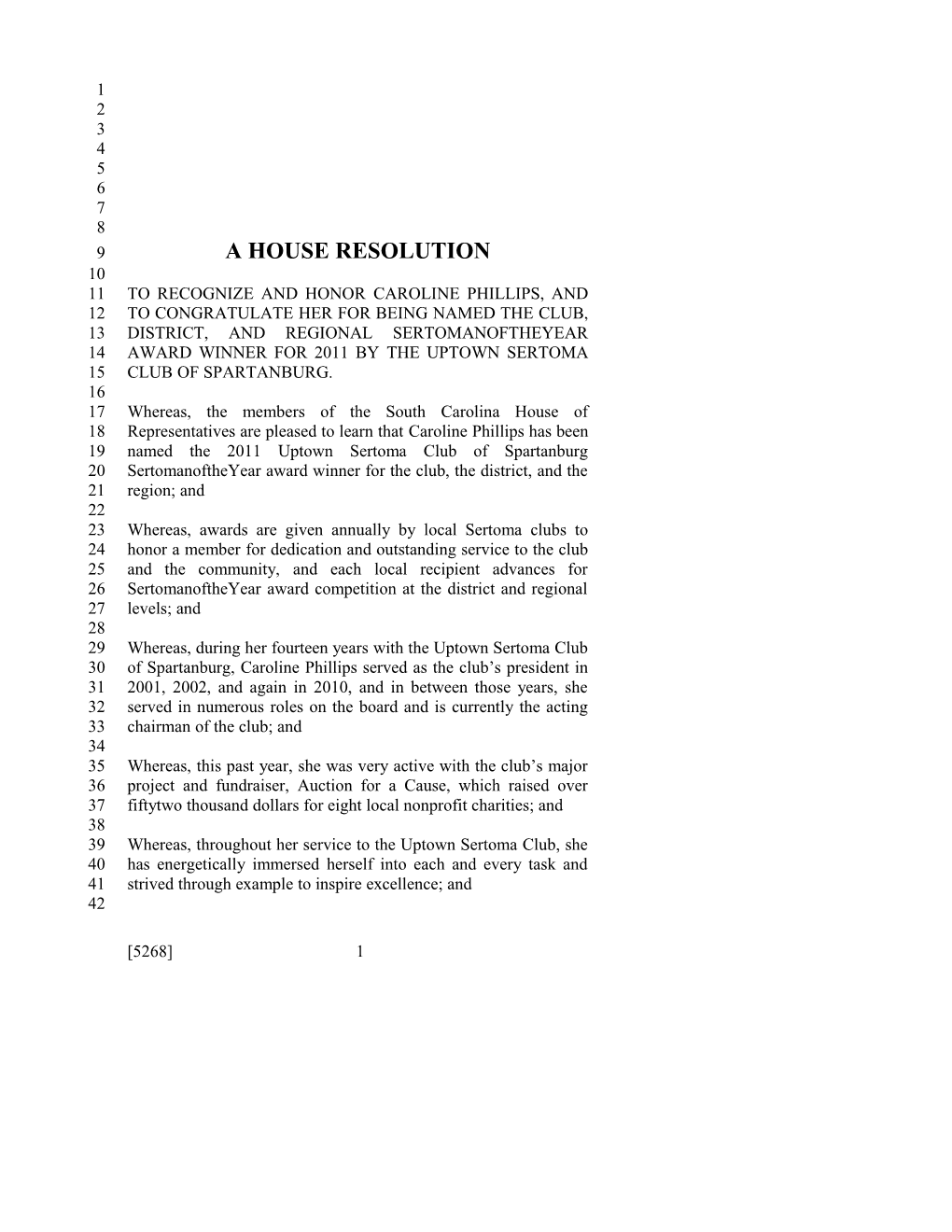 A House Resolution s10