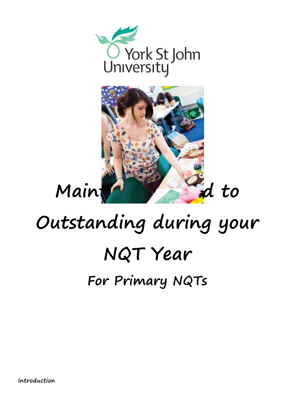 Maintaining Good to Outstanding During Your NQT Year
