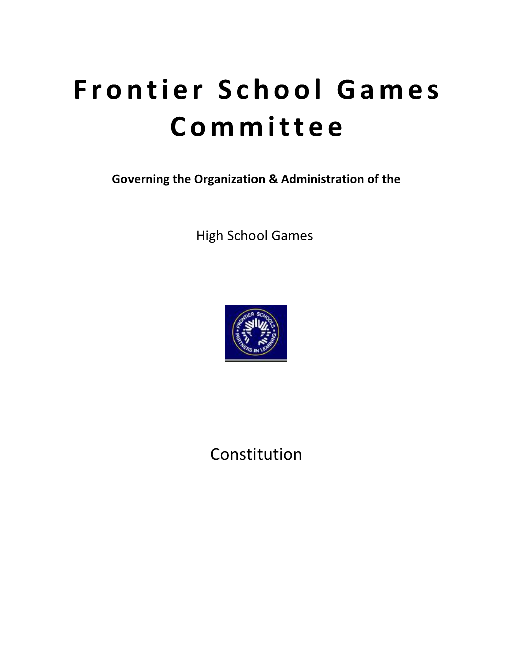Frontier School Games Committee