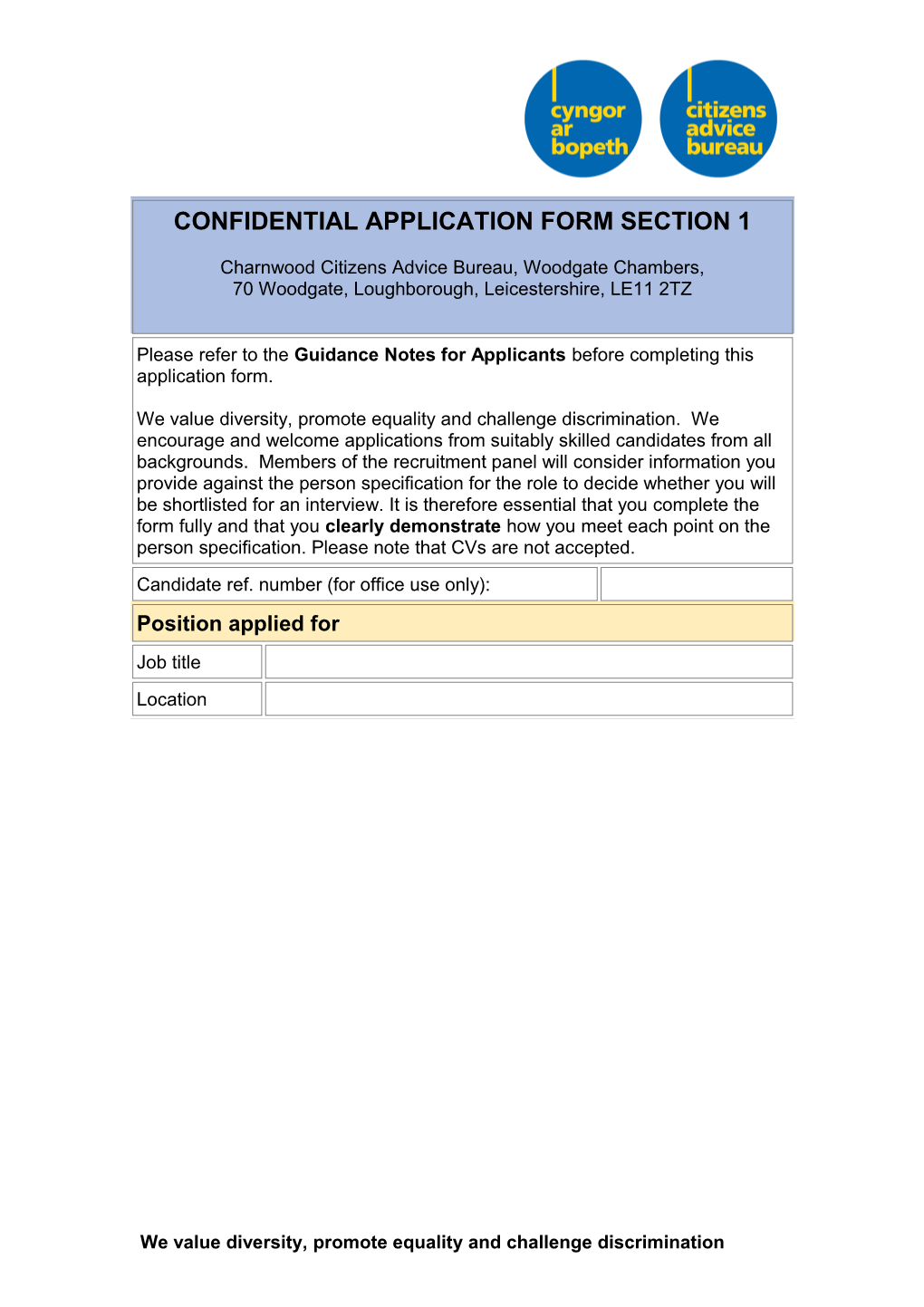 Application for Employment s69