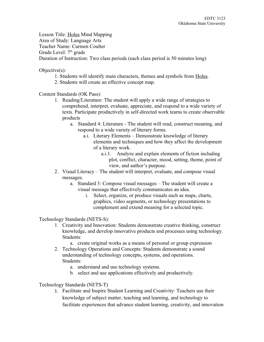 Lesson Plan Template s16