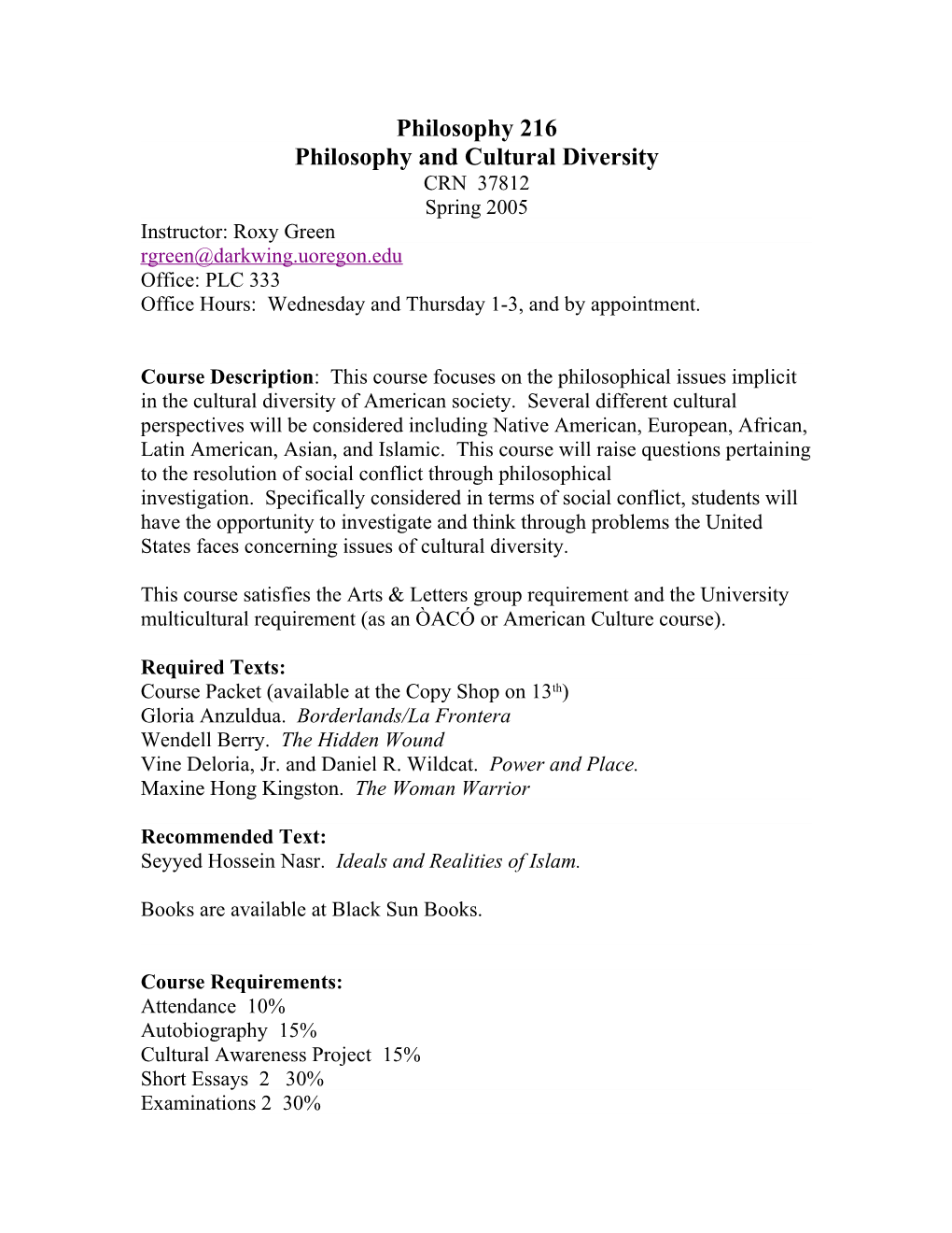Philosophy and Cultural Diversity