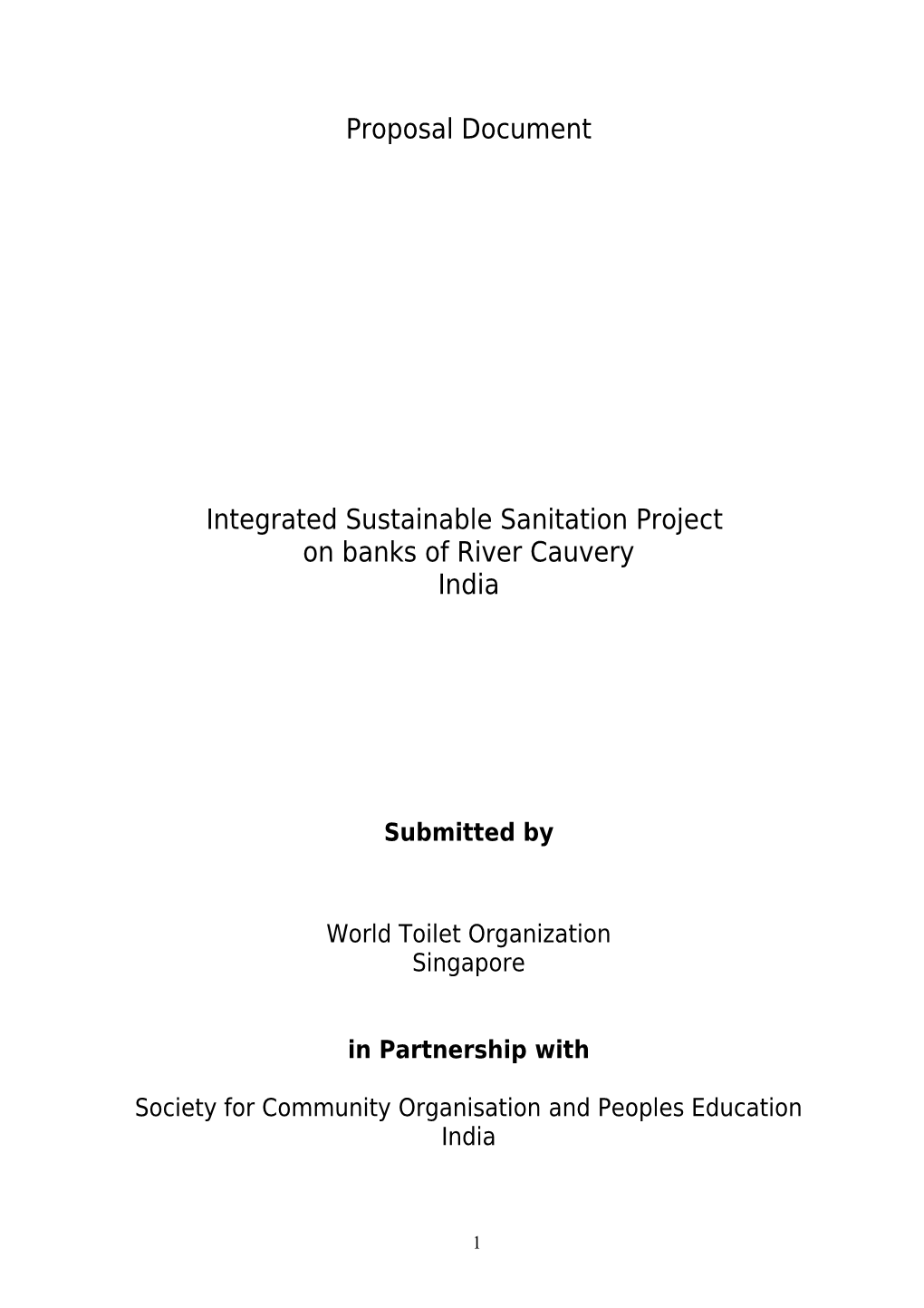 Integrated Sustainable Sanitation Project