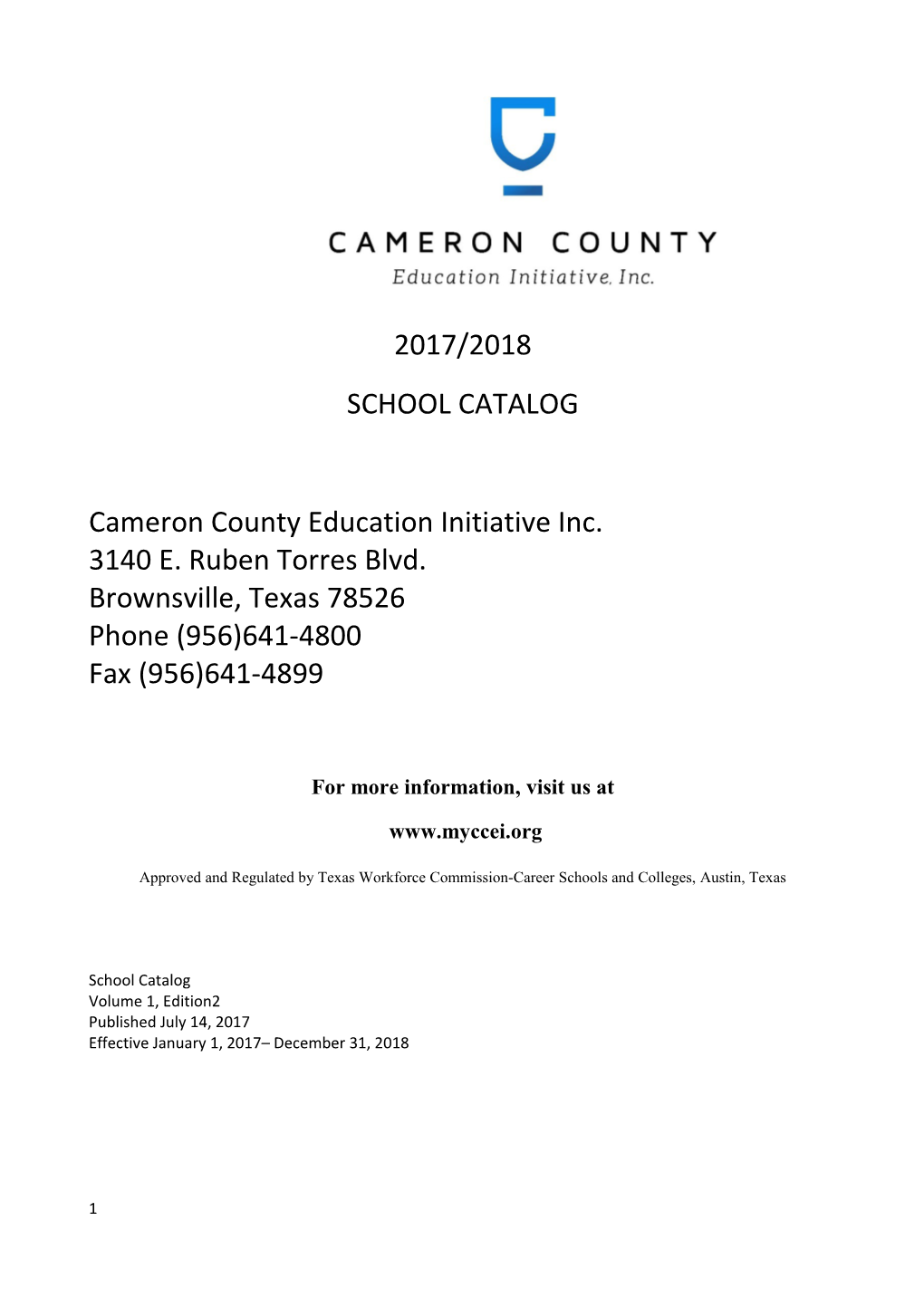 Cameron County Education Initiative Inc