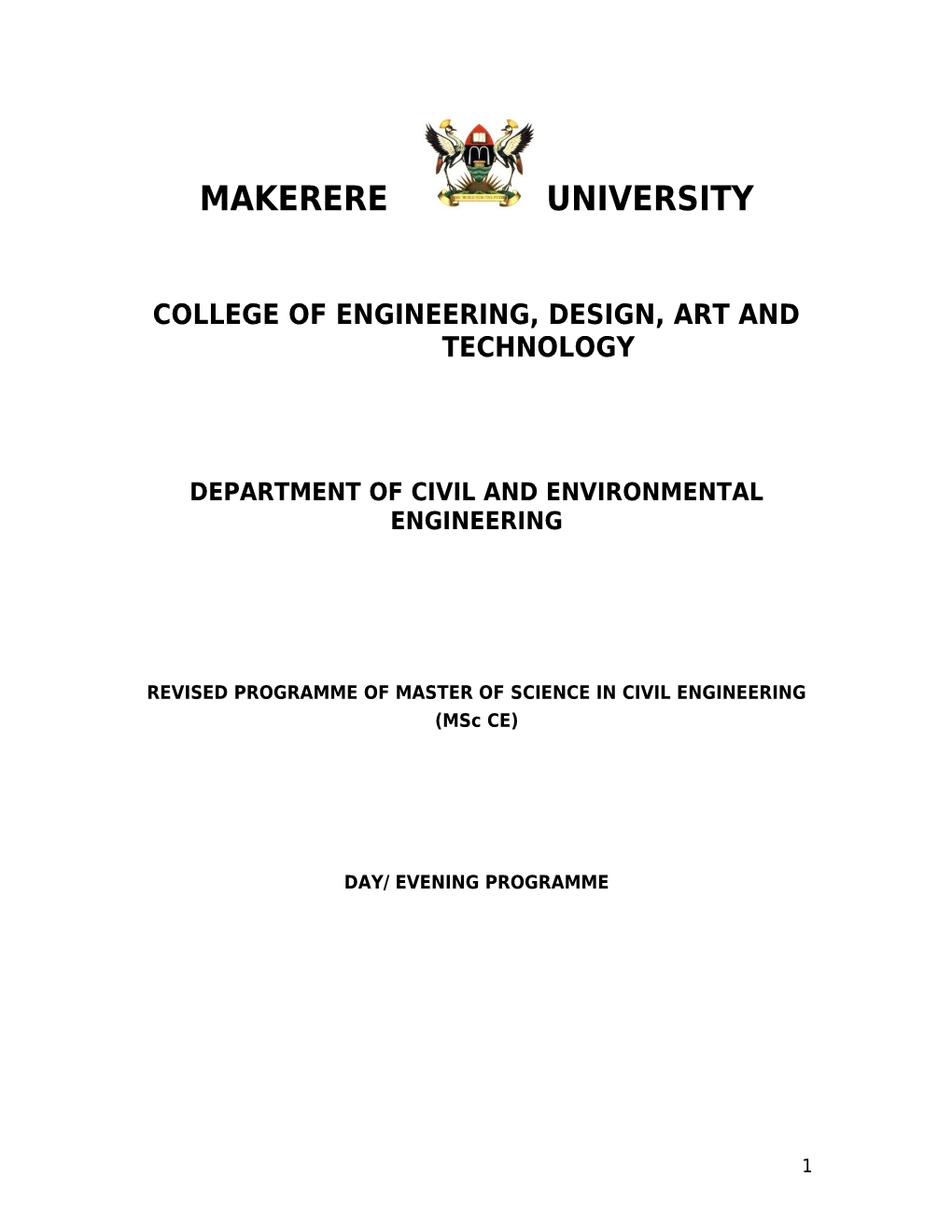 College of Engineering, Design, Art and Technology